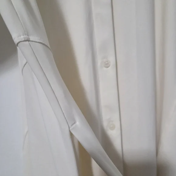 Athleta Cosmic Layer Dress midi length button front dress M - Picture 5 of 7